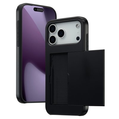 IMOSHION  Coque arri&egrave;re avec porte-cartes Apple iPhone 17 Pro Max - Noir