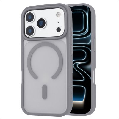 IMOSHION  Coque Color Guard avec MagSafe pour Apple iPhone 17 Pro Max - Gris - Neuf