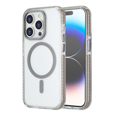 IMOSHION  Coque Combat MagSafe Apple iPhone 14 Pro - Gris