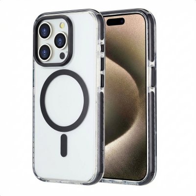IMOSHION  Coque Combat MagSafe Apple iPhone 15 Pro - Noir