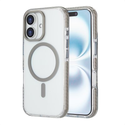 IMOSHION  Coque Combat MagSafe Apple iPhone 16 - Gris