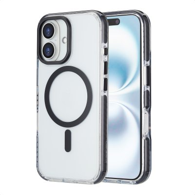 IMOSHION  Coque Combat MagSafe Apple iPhone 16 - Noir