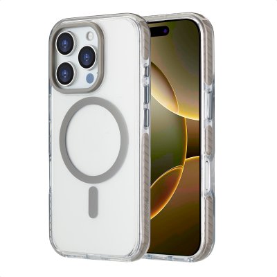 IMOSHION  Coque Combat MagSafe Apple iPhone 16 Pro - Gris