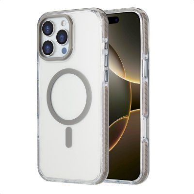 IMOSHION  Coque Combat MagSafe Apple iPhone 16 Pro Max - Gris