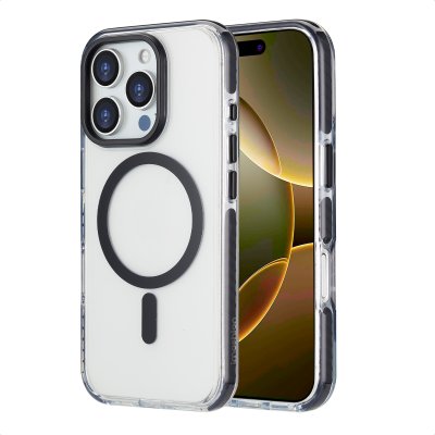 IMOSHION  Coque Combat MagSafe Apple iPhone 16 Pro - Noir