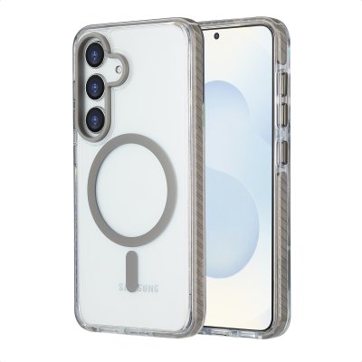 IMOSHION  Coque Combat MagSafe Samsung Galaxy S25 - Gris