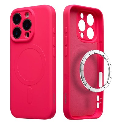 IMOSHION  Coque Couleur avec MagSafe Apple iPhone 16 Pro Max - Neon Pink