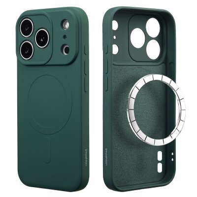 IMOSHION  Coque Couleur avec MagSafe Apple iPhone 17 Pro Max - Vert fonc&eacute;