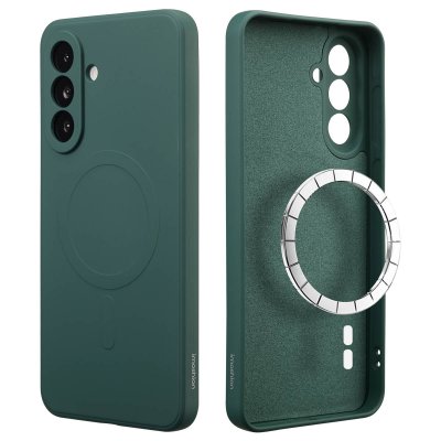 IMOSHION  Coque Couleur avec MagSafe Samsung Galaxy A36 - Vert fonc&eacute;
