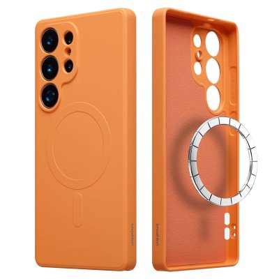 IMOSHION  Coque Couleur avec MagSafe Samsung Galaxy S25 Ultra - Neon Orange