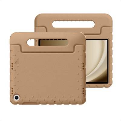 IMOSHION  Coque kidsproof avec poign&eacute;e Samsung Galaxy Tab A11 Plus / A9 Plus - Marron