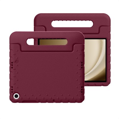 IMOSHION  Coque kidsproof avec poign&eacute;e Samsung Galaxy Tab A11 Plus / A9 Plus - Velvet Plum