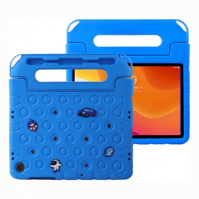 IMOSHION  Coque kidsproof avec poup&eacute;es amovibles Samsung Galaxy Tab A9 Plus - Bleu