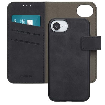 IMOSHION  Etui de t&eacute;lephone luxe 2-en-1 amovible Apple iPhone 16e - Noir
