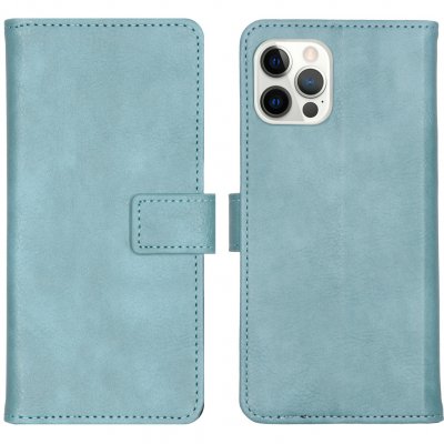 IMOSHION  &Eacute;tui de t&eacute;lephone portefeuille iPhone 12 (Pro) - Bleu clair