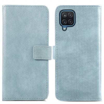 IMOSHION  &Eacute;tui de t&eacute;lephone portefeuille Samsung Galaxy A12 - Bleu clair
