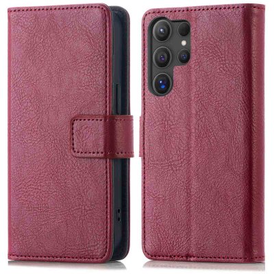 IMOSHION  &Eacute;tui de t&eacute;lephone portefeuille Samsung Galaxy S24 Ultra - Bordeaux
