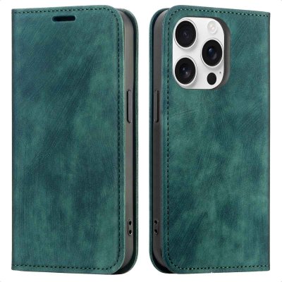 IMOSHION  &Eacute;tui de t&eacute;l&eacute;phone portefeuille Slim Apple iPhone 12 (Pro) - Vert