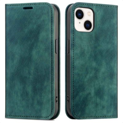 IMOSHION  &Eacute;tui de t&eacute;l&eacute;phone portefeuille Slim Apple iPhone 15 - Vert