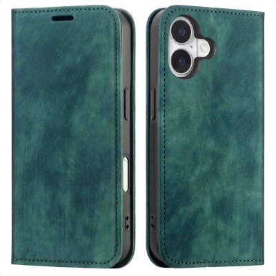 IMOSHION  &Eacute;tui de t&eacute;l&eacute;phone portefeuille Slim Apple iPhone 16 - Vert