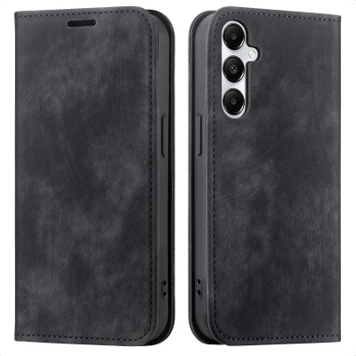 IMOSHION  &Eacute;tui de t&eacute;l&eacute;phone portefeuille Slim Samsung Galaxy A55 - Noir