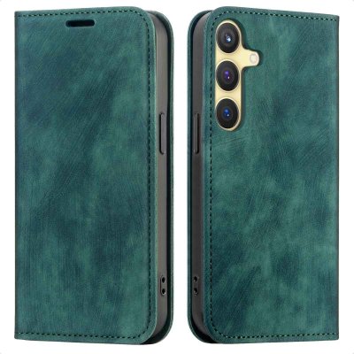 IMOSHION  &Eacute;tui de t&eacute;l&eacute;phone portefeuille Slim Samsung Galaxy S24 / S25 - Vert
