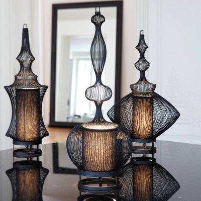 FORESTIER Imperatrice Lampe de Table Black - 