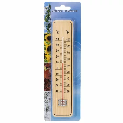 WURKO Importacion&nbsp;&ndash;&nbsp;Thermom&egrave;tre en Bois 22&nbsp;cm Blister