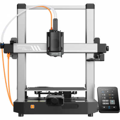 ANYCUBIC Impresora 3D  Kobra 3 V2 Montaje r&aacute;pido Hotend met&aacute;lico 600 mm/s