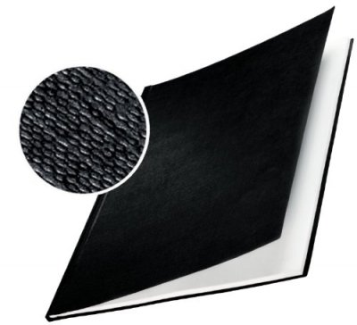 CELLY Impressbind Lot de 10 Chemise carton toil&eacute; rigide 7 mm Noir