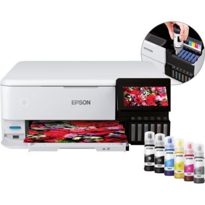 EPSON Imprimante Multifonction 3en1 Ecotank ET8500 Jet d encre A4 Couleur WiFi C11C