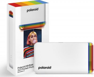 POLAROID Imprimante photo de poche  Hi-Print 2x3 G&eacute;n&eacute;ration 2 Blanc