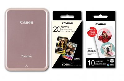 CANON IMPRIMANTE PHOTO ET 10X15  Zoemini Pack rose