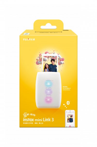 FUJIFILM Imprimante Photo  Instax Mini Link 3 Blanc argile 