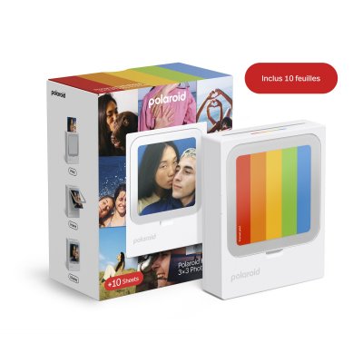POLAROID Imprimante Photo Hi Print 3x3 Pocket Photo Printer  Blanc