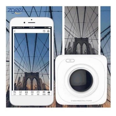 GENERIQUE Imprimante photo Portable Bluetooth 4.0 Imprimante photo de t&eacute;l&eacute;phone