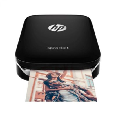 HP Imprimante Photo Sprocket IKSPK2BKAMZ Bluetooth Portable Zinc 1ppm Noir