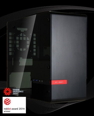 IN WIN  901 - Tour - mini ITX - pas d'alimentation (ATX12V/ PS/2/ EPS) - noir - USB/Audio 