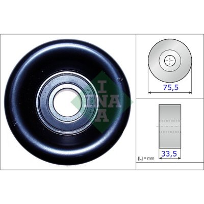 INA  Galet tendeur (courroie d'accessoire) 531 0827 10 HONDA CIVIC