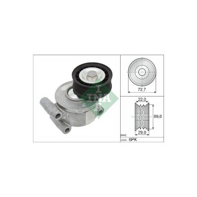 INA  Galet tendeur (courroie d'accessoire) 534 0249 10 MAZDA 5