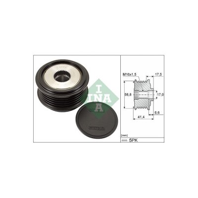 INA  Poulie (alternateur) 535 0071 30 SAAB 9-3