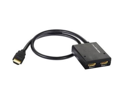 INAKUSTIK  - R&eacute;partiteur hdmi 3247012 2 ports noir V653111