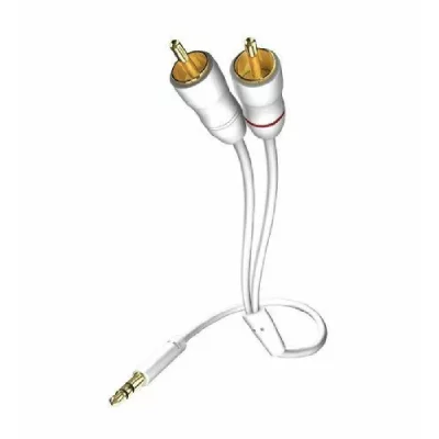 GENERIQUE Inakustik Star Audio Cable 3.5 Mm Jack Plug To Cinch 1.5 M Blanc