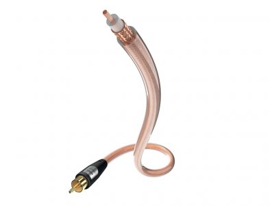 INAKUSTIK  Star Ii Subwoofer Cable Mono Cinch To 2x Cinch 10 M Rose