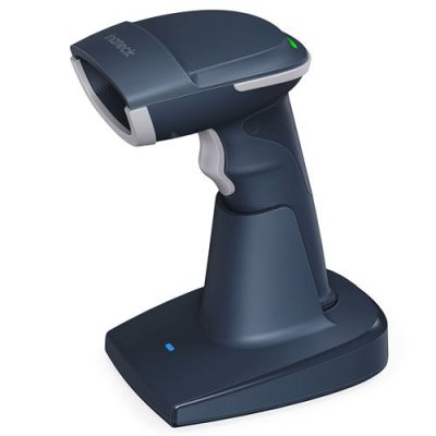 INATECK  BCST-54 Lecteur de code barre portable 1D/2D CMOS Bleu, Gris