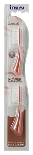 PIERRE FABRE ORAL CARE Inava Recharges Hybride Brossettes Roses Lot de 2