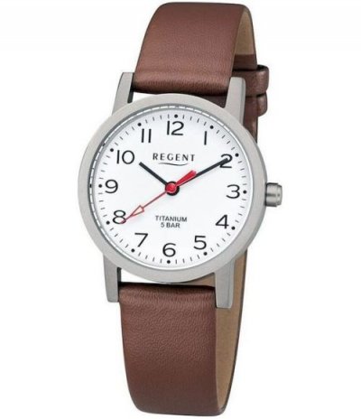 REGENT Inconnu  Femmes Analogique Quartz Montre avec Bracelet en Cuir 12090311