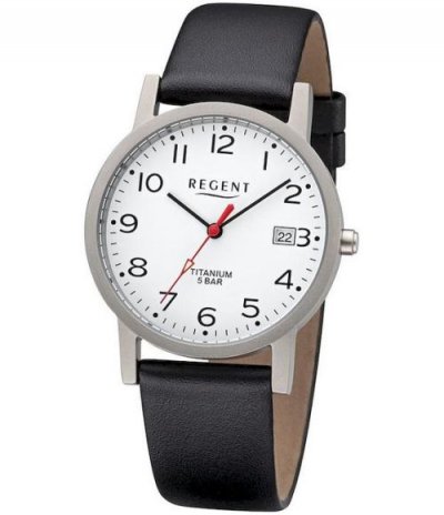REGENT Inconnu  Homme Analogique Quartz Montre avec Bracelet en Cuir 11190181