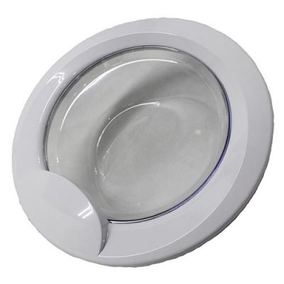 INDESIT  - hublot complet avec poignee pw evoii pour lave linge 