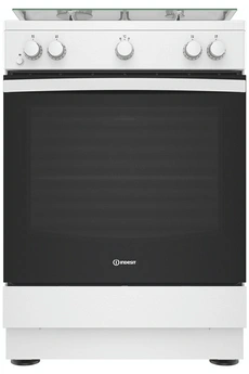 INDESIT  Is67g1kmw/e/1 Cuisini&egrave;re Gaz Noir, Blanc A+ 